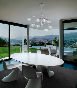 DOLCE L 105 x 65 - Metal pendant lamp by Metal Lux - view 3